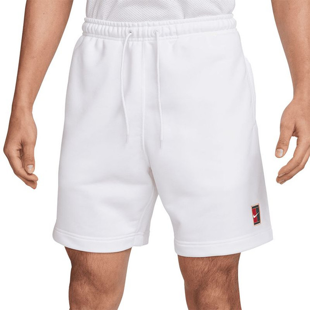 Nike Court Heritage Fleece Short - White