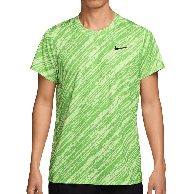 Nike Court Printed Victory Crew - Mean Green/Black
