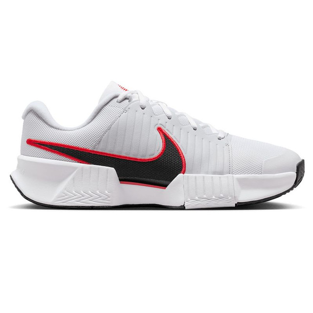 Nike Zoom GP Challenge Pro Mens Tennis Shoe - White/Light Crimson/Pure Platinum
