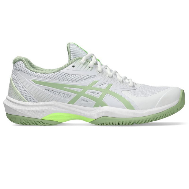 Asics Gel Game FF Womens Pickleball Shoe - White/Jade
