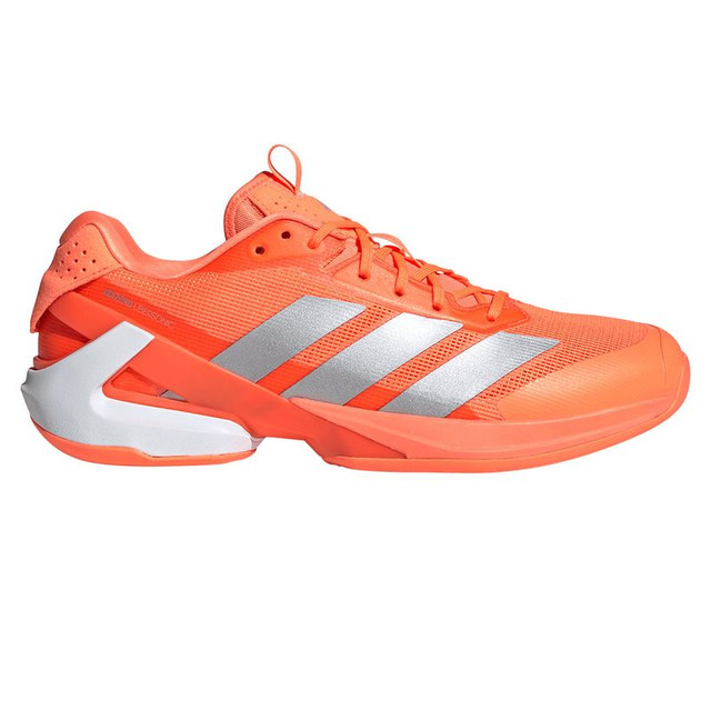 adidas Adizero Ubersonic 5 Mens Tennis Shoe - Lucid Orange/Silver Metallic/Core Black