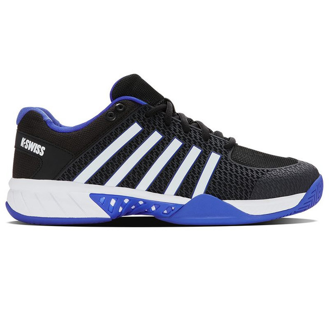 K Swiss Express Light Mens Pickleball Shoe - Black/White/Dazzling Blue