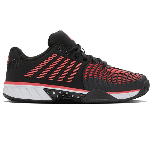K Swiss Express Light 3 Mens Padel Shoe - Black/Micro Chip/Neon Lava