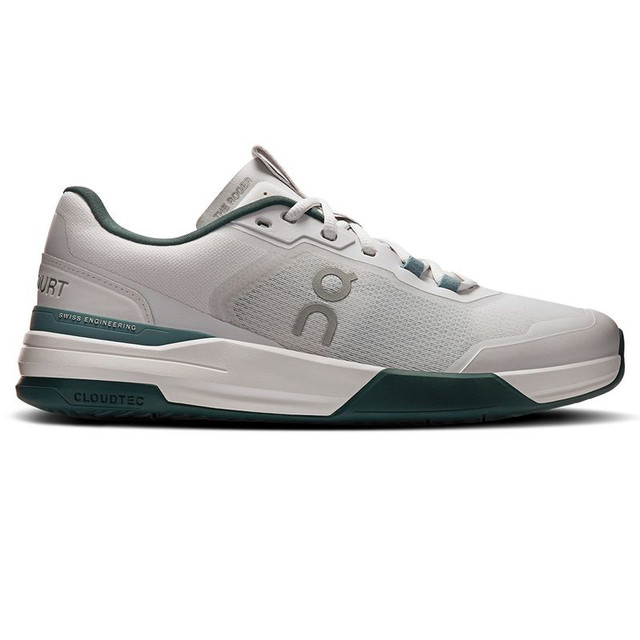On The Roger Advantage Pro Mens Tennis Shoe - Frost/Evergreen