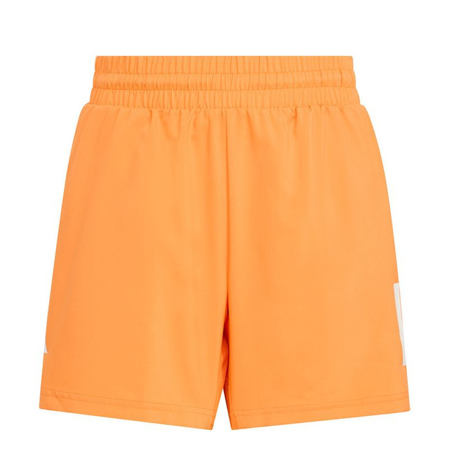 adidas Boys Club 3 Stripe Short - Pure Orange