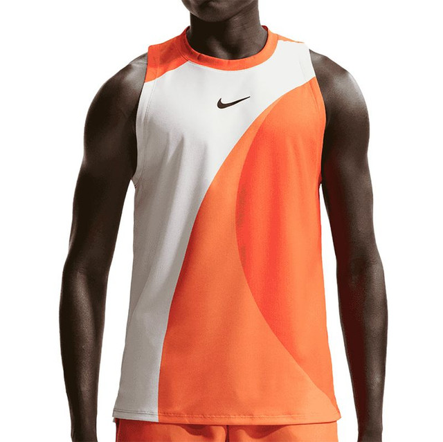 Nike Court Advantage Slam Tank - Turf Orange/Sail/Black