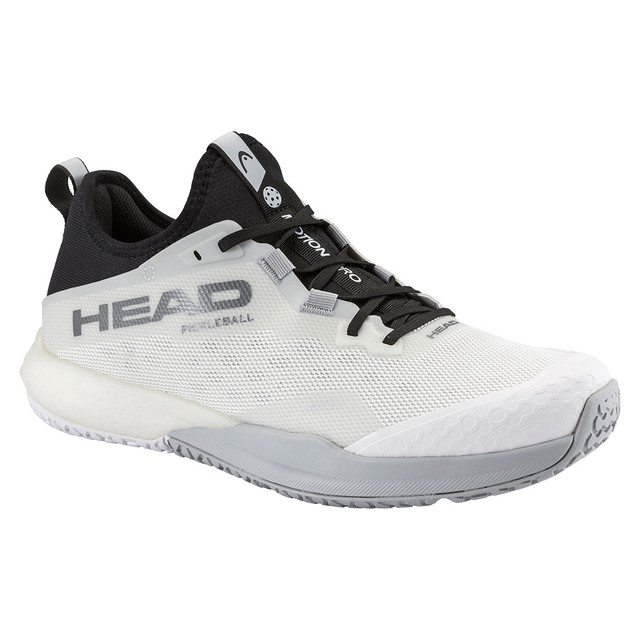 Head Motion Pro Mens Pickleball Shoe - White/Black