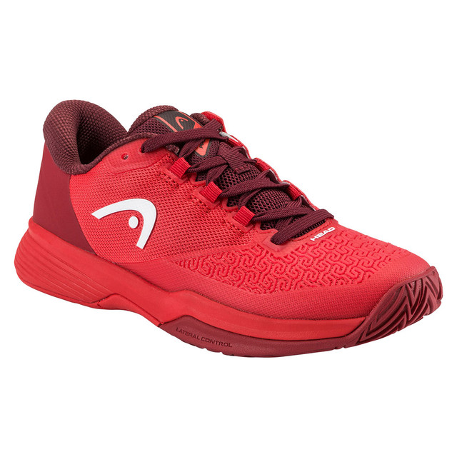 Head Revolt Pro 5.0 Junior Tennis Shoe - Red/Dark Red