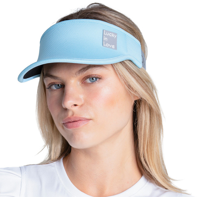 Lucky In Love Logo Stretch Visor - Cool