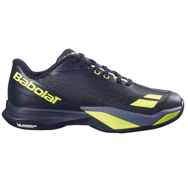 Babolat Jet Mach 4 All Court Men Tennis Shoe - Black/Aero Yellow