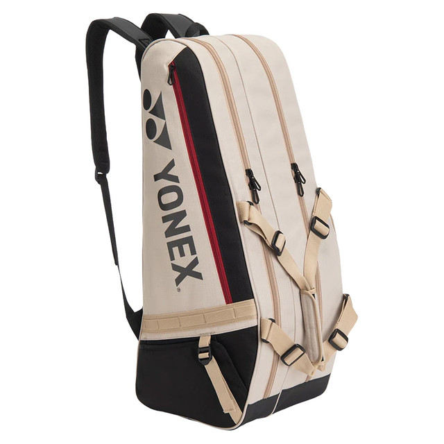 Yonex Gearlogic Racquet 6 Pack Tennis Bag - Beige