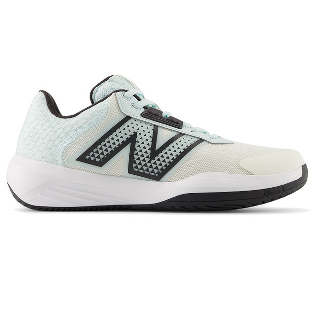 New Balance 696v6 (B) Womens Tennis Shoe - Sea Salt/Glint Blue/White