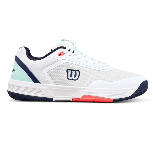 Wilson CourtGlide Mens Tennis Shoe - Gray Dawn/Bay/Fiery Coral