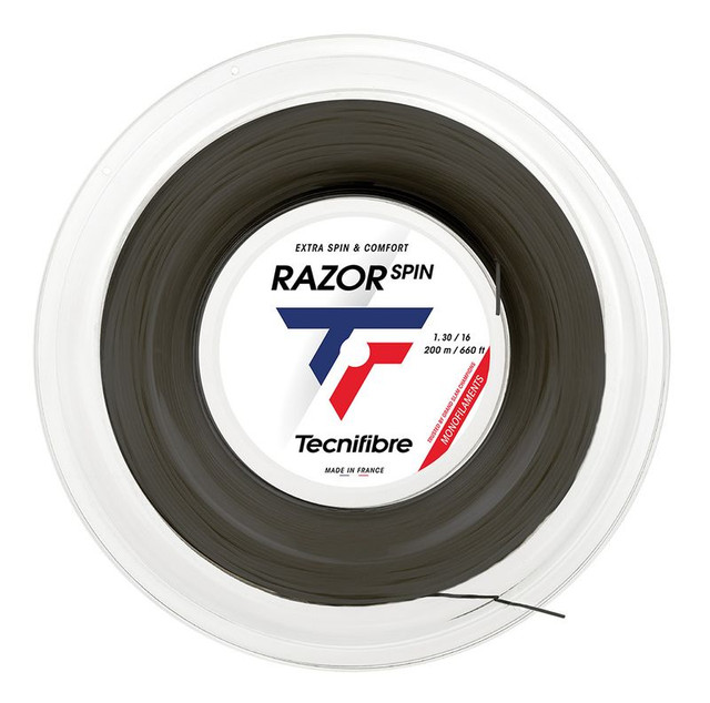 Tecnifibre Razor Spin 16G Carbon Tennis String Reel (660FT)