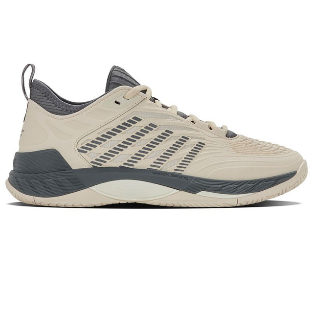 K Swiss Hypercourt Supreme 2 Mens Tennis Shoe - Whitecap Grey/Turbulence/Egret