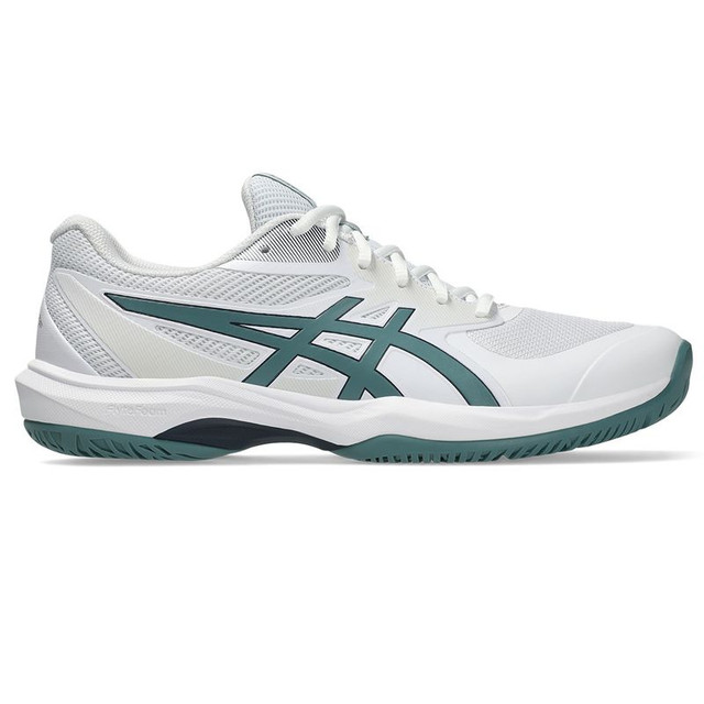 Asics Gel Game FF Mens Tennis Shoe - White/Foggy Teal