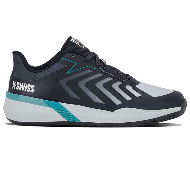 K Swiss Ultrashot Team 2 Mens Tennis Shoe - Carbon/Glacier Grey/Baltic