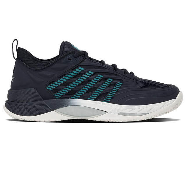 K Swiss Hypercourt Supreme 2 Mens Tennis Shoe - Carbon/Blanc deBlanc/Baltic