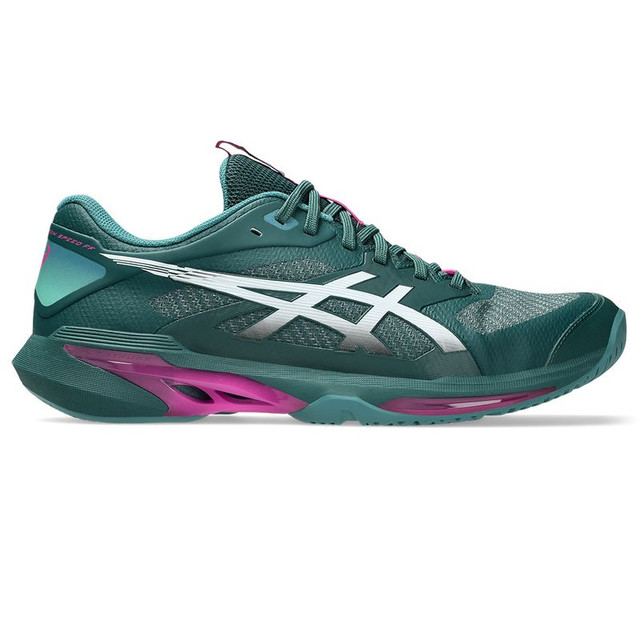 Asics Solution Speed FF 4 Mens Tennis Shoe - Dark Neptune/White