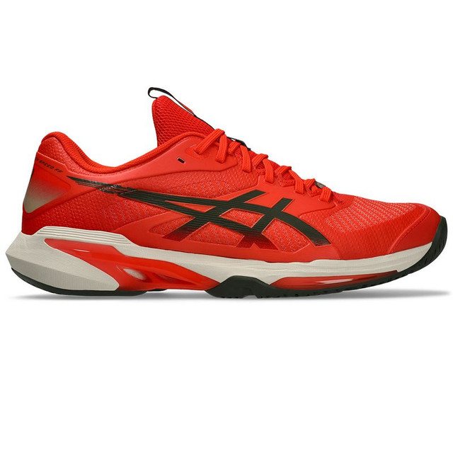 Asics Solution Speed FF 4 Mens Tennis Shoe - Cherry Tomato/Vintage Khaki