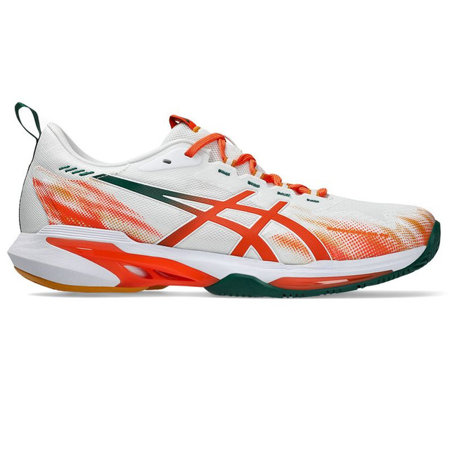 Asics Sonicsmash FF Mens Padel Shoe - White/Energy Orange