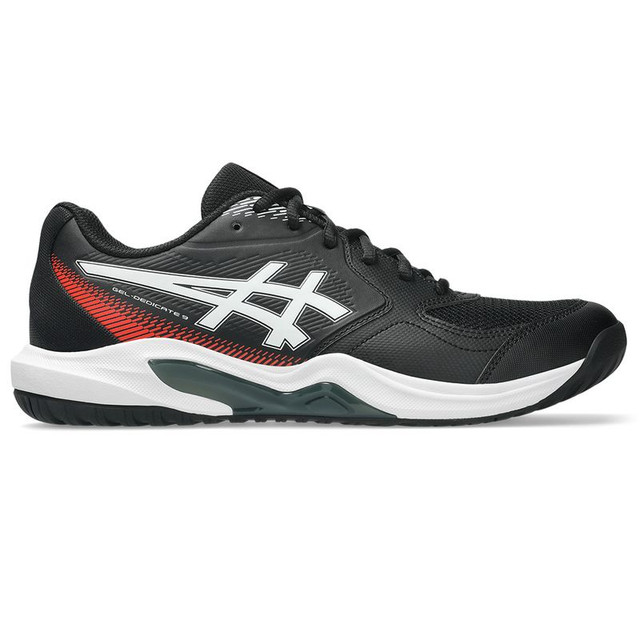Asics Gel Dedicate 9 Mens Tennis Shoe - Black/White