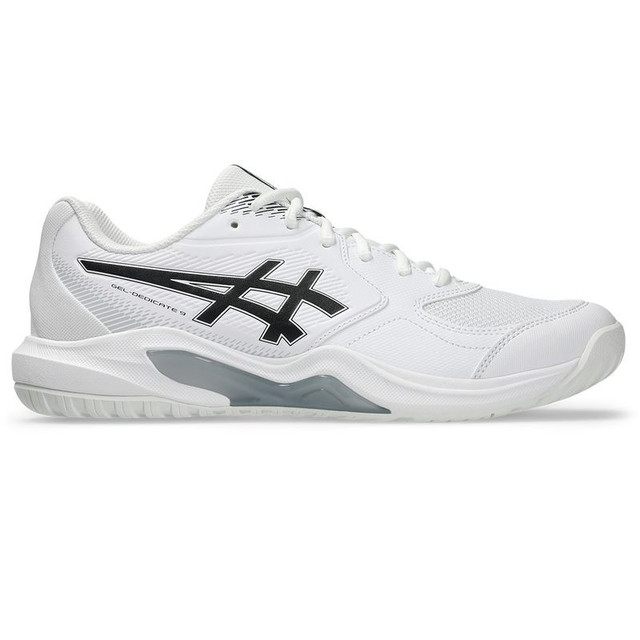 Asics Gel Dedicate 9 Mens Tennis Shoe - White/Black