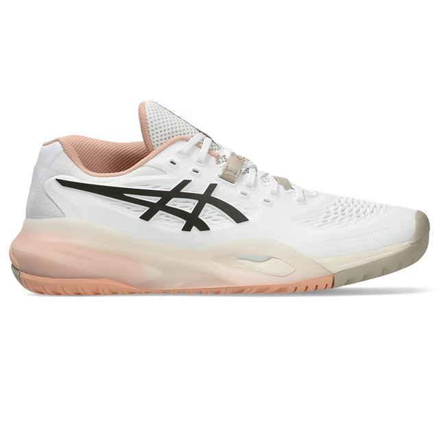 Asics Gel Resolution X Womens Tennis Shoe - White/Black Coffee