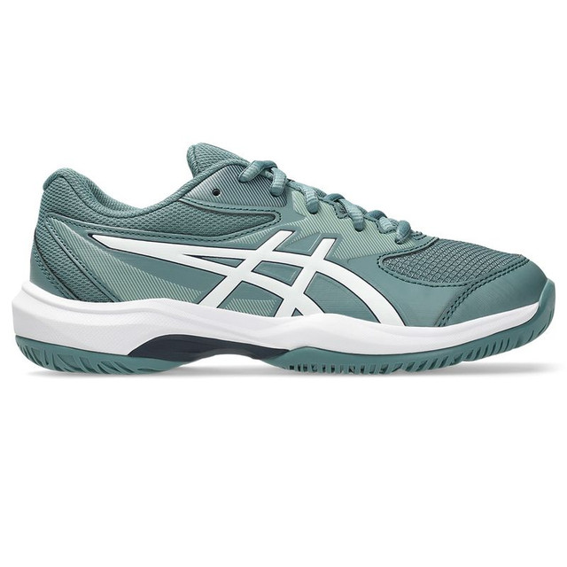 Asics Gel Game GS Junior Tennis Shoe - Foggy Teal/White