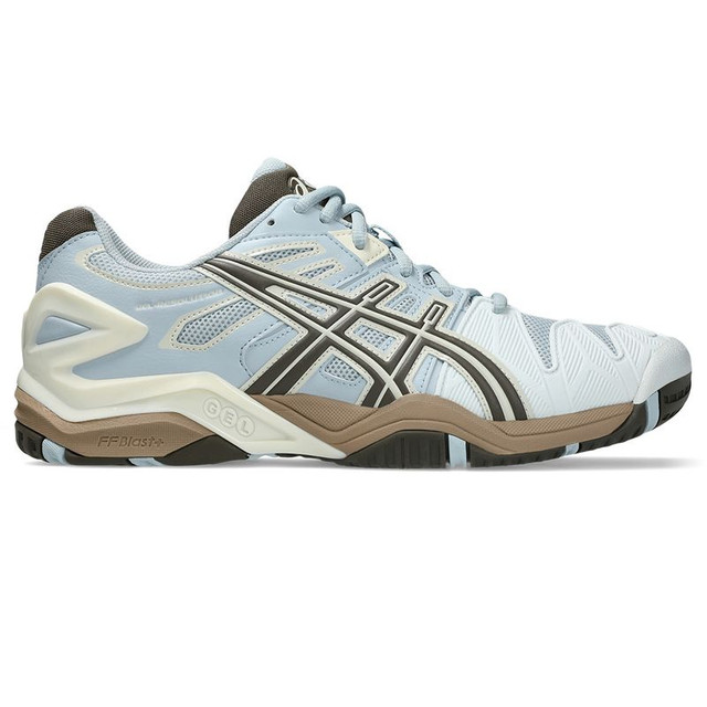 Asics Gel Resolution 5 Mens Tennis Shoe - Storm Cloud/Sepia Brown