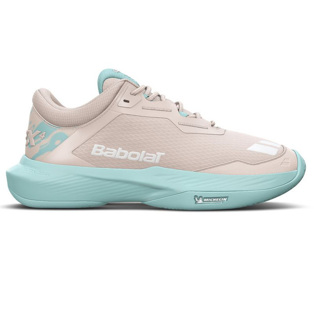 Babolat SFX 4 All Court Women Tennis Shoe - Peach/Blue
