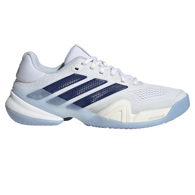 adidas Barricade 14 Womens Tennis Shoe - White/Dark Blue/Crystal Sky