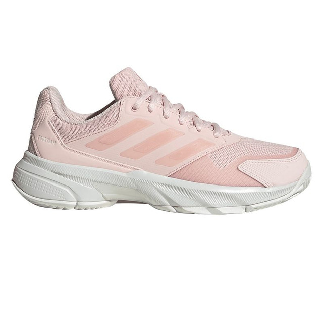 adidas CourtJam Control 3 Womens Tennis Shoe - Wonder Quartz/Wonder Quartz/Crystal White