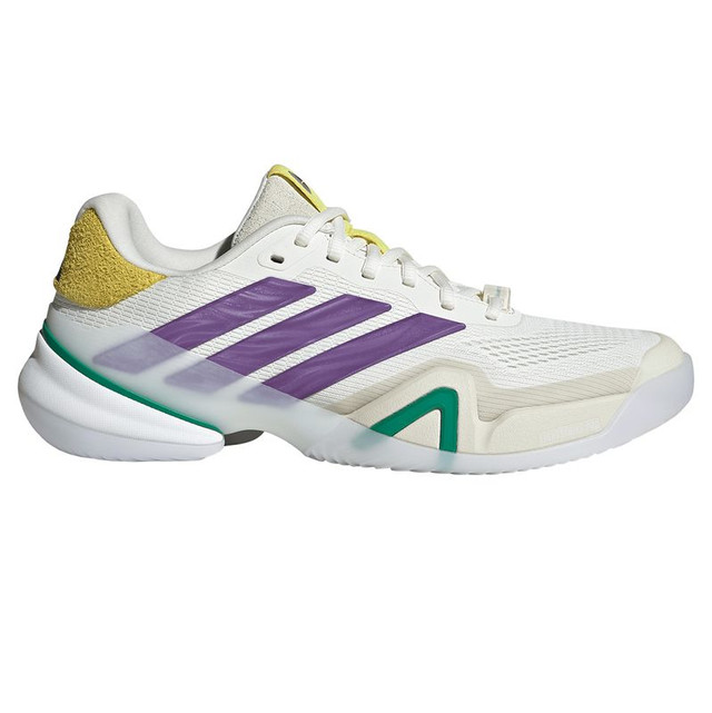 adidas Barricade 14 Mens Tennis Shoe - Off White/Active Purple/White