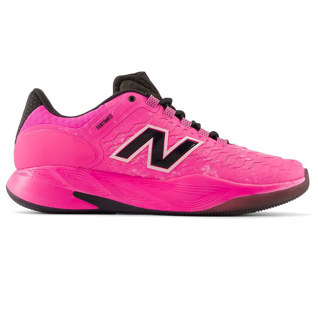 New Balance CT Rally v2 (2E) Mens Tennis Shoe - Pink Heat/Black