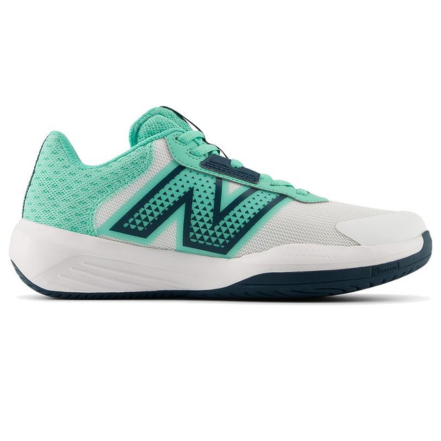 New Balance 696v6 (B) Womens Tennis Shoe - White/Deep End