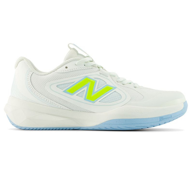 New Balance 796v5 (B) Womens Pickleball Shoe - White/Blue/Yellow
