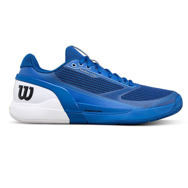 Wilson Rush Pro 5 Mens Tennis Shoe - Deja Vu Blue/White/Black