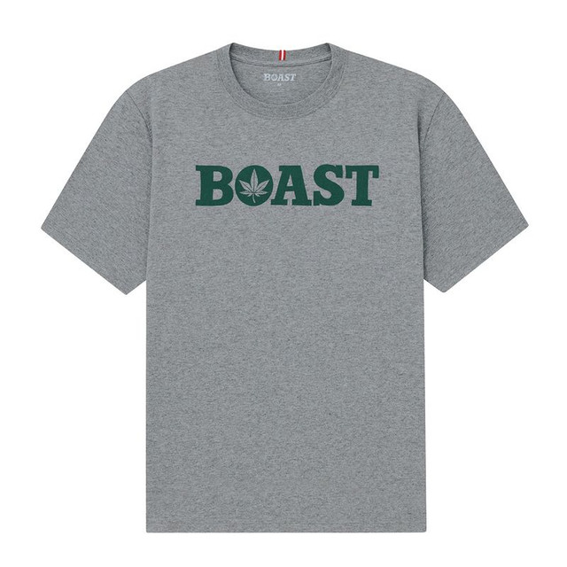 Boast Tee Shirt - Heather Grey/Green