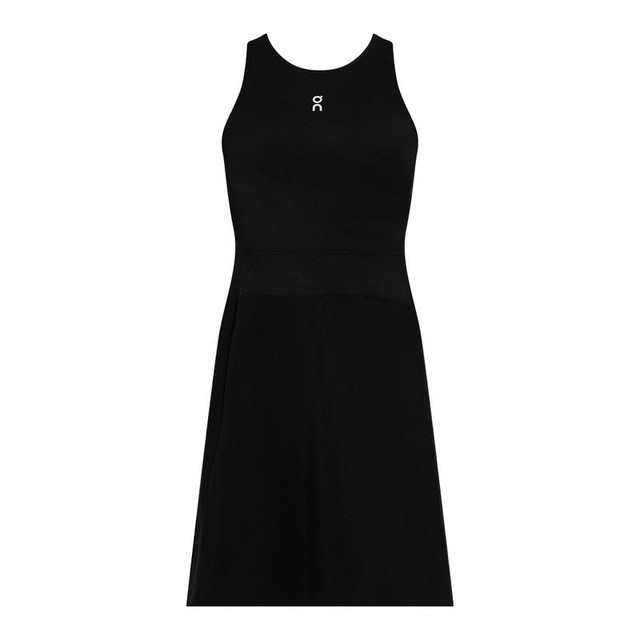 On Court Split Dress - Black