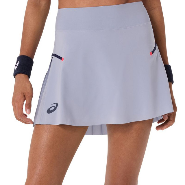 Asics Match Pleat Skirt - Grey Blue