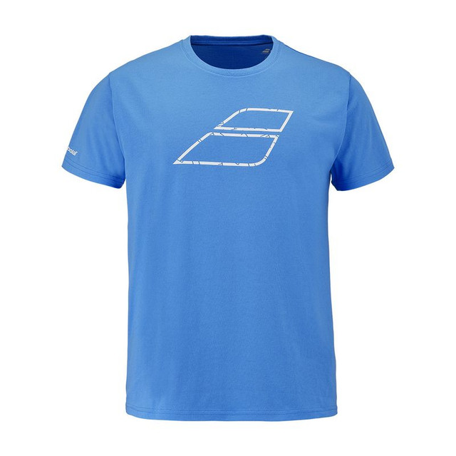 Babolat Exercise Boys Tee Shirt - Malibu Blue