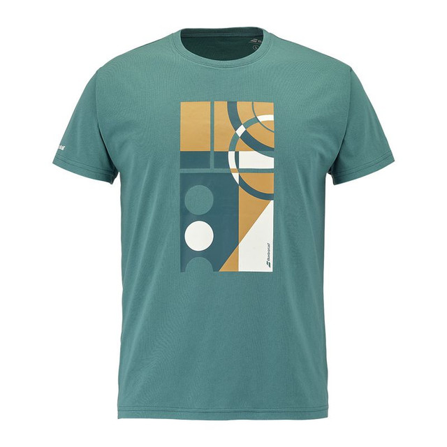 Babolat Exercise Message Tee Shirt - North Sea