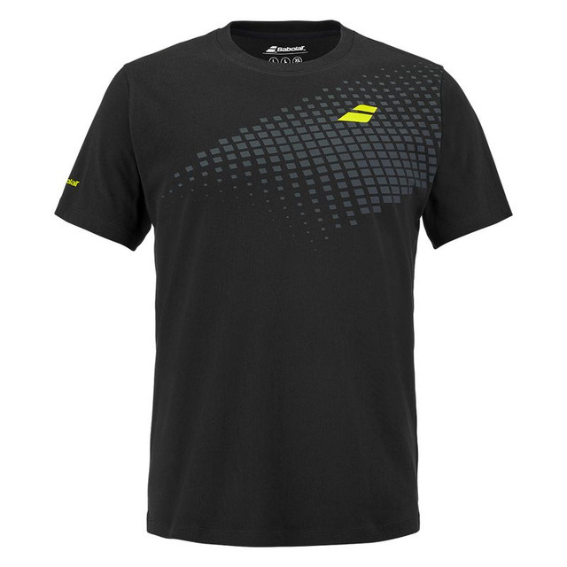 Babolat Aero Cotton Tee Shirt - Black/Black