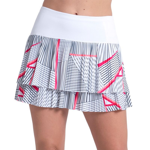 Lucky in Love Glow Set Geo Glow Skirt - White
