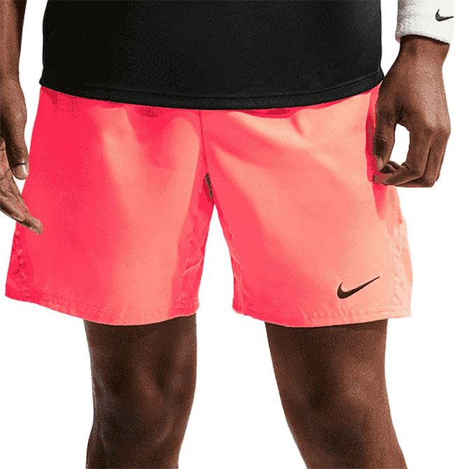 Nike Court 7 inch Victory Short - Hot Lava/Black