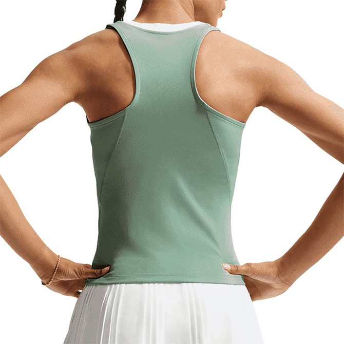 Nike Court Advantage Tank Top - Steam Green/White