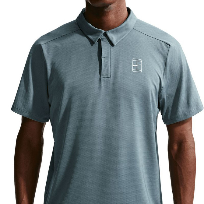 Nike Court Advantage Polo - Mineral Slate/White