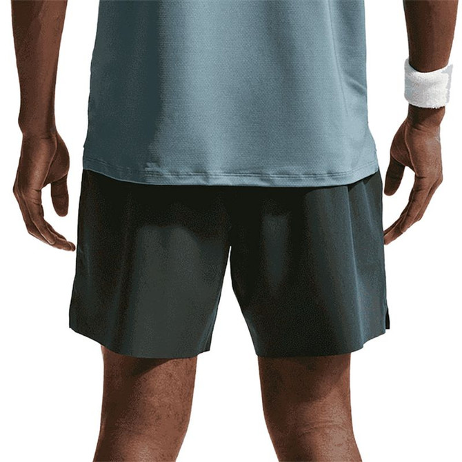 Nike Court 6 inch Advantage Short - Black Spruce/White