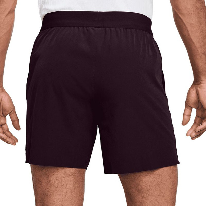 Nike Court 6 inch Advantage Short - Burgundy Ash/White